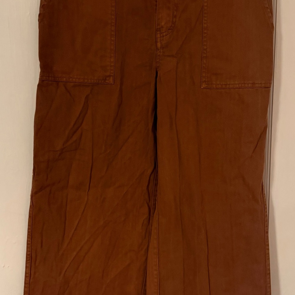 Free People Women's Cargo Jeans in Brown